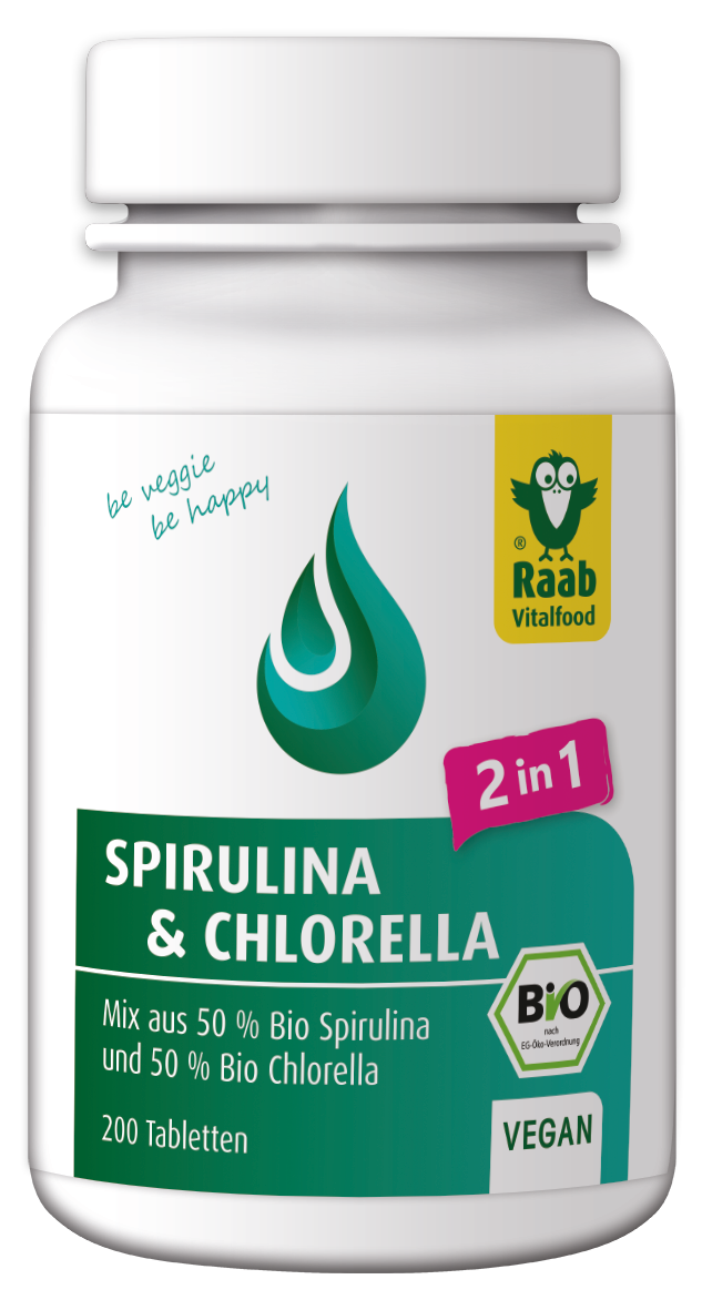 Bio Spirulina + Chlorella Mix Tabletten