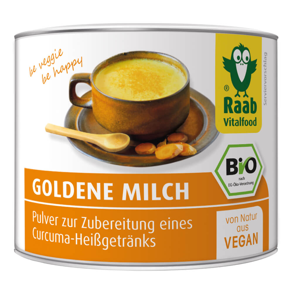 Bio Goldene Milch Pulver mit Curcuma 70 g